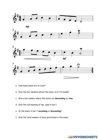 National 5 Literacy Question 1