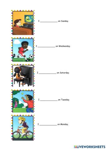 Year 2 Unit 5 Free Time