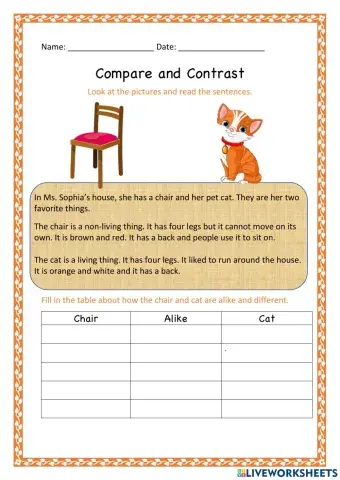 Compare and Contrast