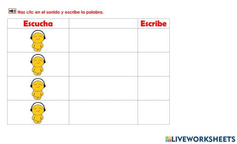 Escucha y escribe 29-32
