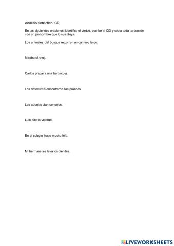 Analisis sintáctico-cd