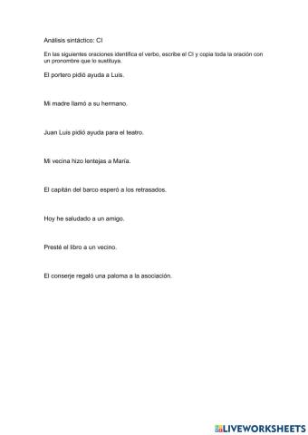 Análisis sintáctico-ci