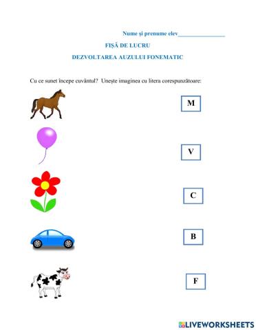 Dezvoltarea auzului fonematic