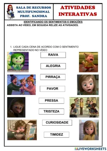 Expressando os sentimentos e as Emoções