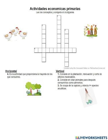 Actividades primarias