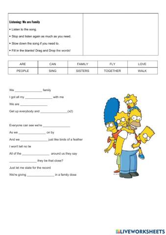 Listening: We are Family