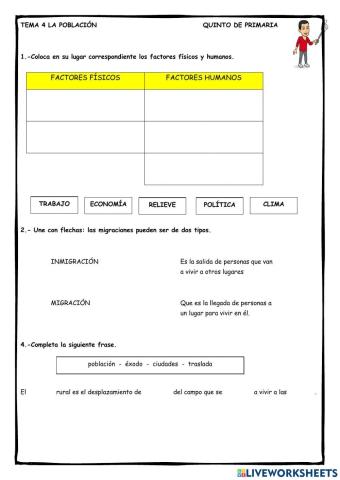 Ficha 3: La población