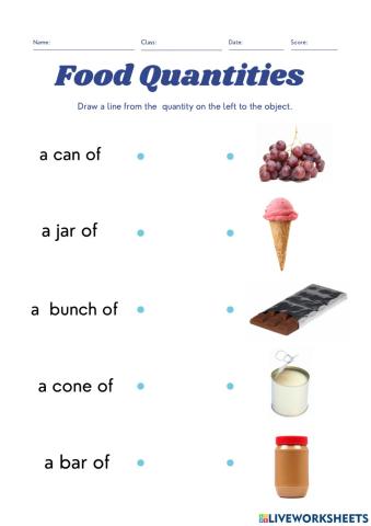 Food Quantities