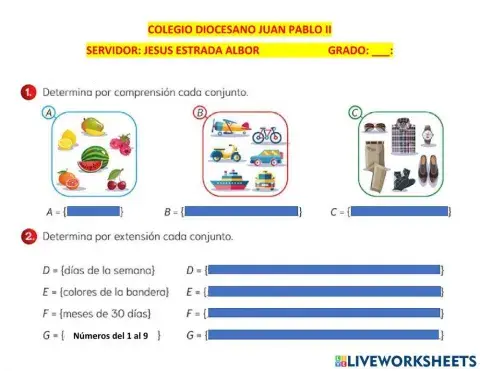 Conjuntos por comprension y extension