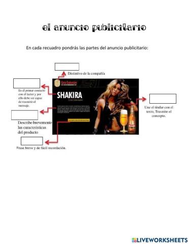 El ANUNCIO PUBLICITARIO