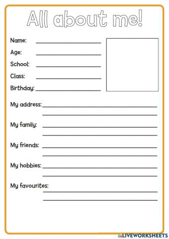 All about me