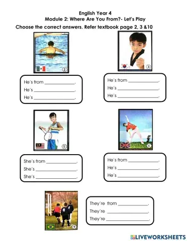 Where Are You From?Let's Play