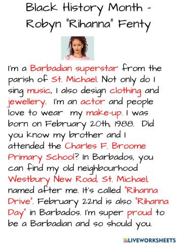 Black History Month: Robyn Rihanna Fenty