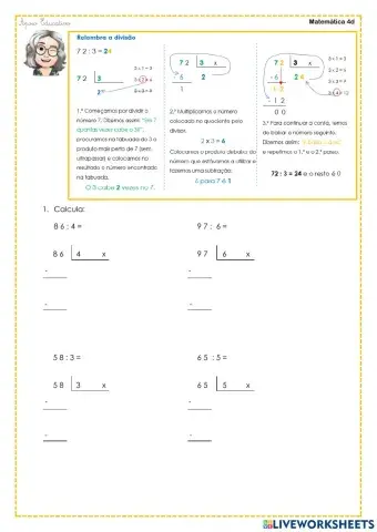 Divisão e frações