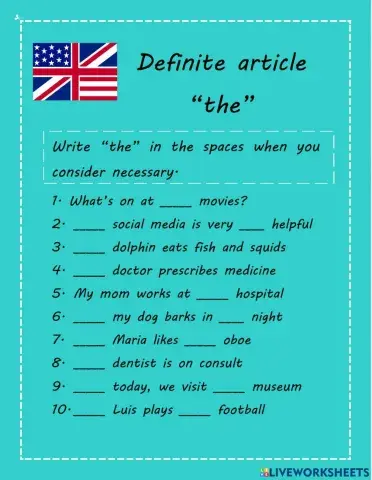 Definite article