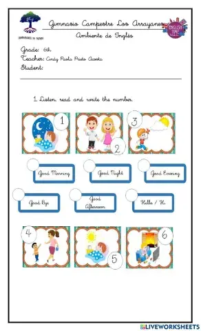 Greetings and Farewells