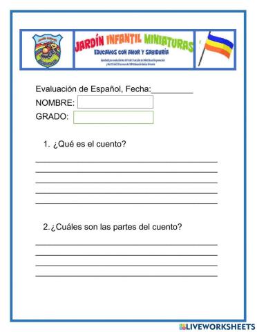 Cuento, fábula, historieta