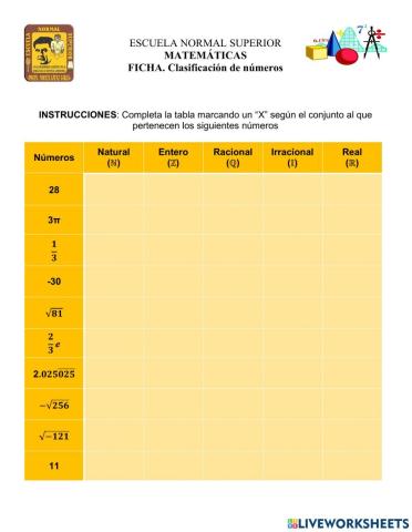 Conjuntos Númericos