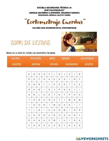 Cortometraje -cuerdas-