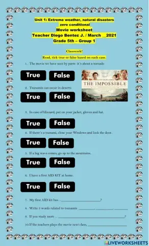 Extreme weather -Natural disasters