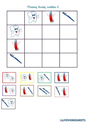 Πίνακας διπλής εισόδου 2