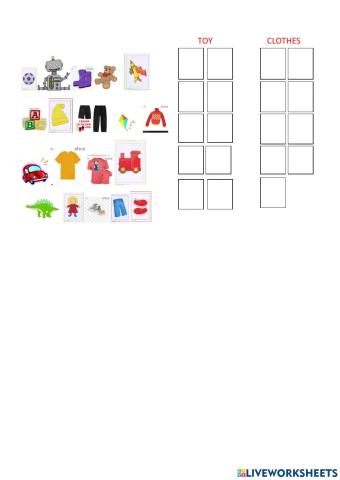 Toys or Clothes