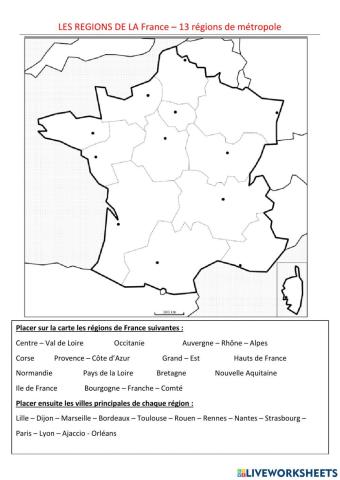 La géographie de la France