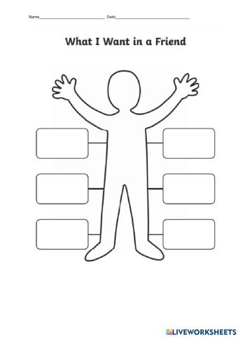 What I want in a friend