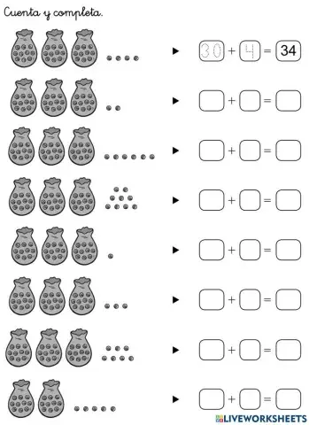 Números del 30 al 39