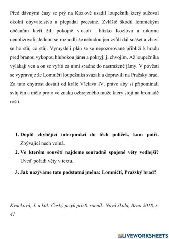 Interpunkce, VV souřadně spojené