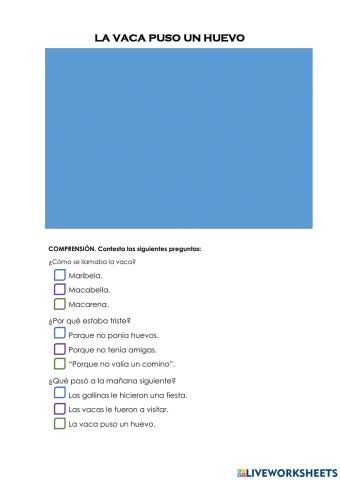 La vaca que puso un huevo