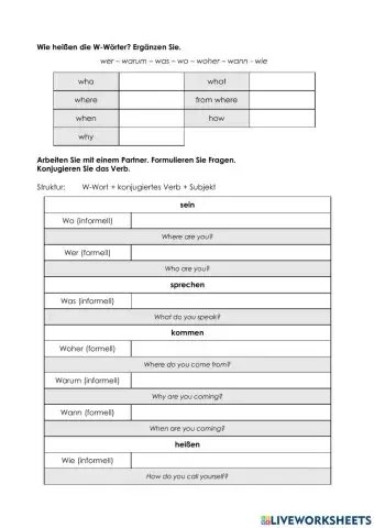 W-Fragen