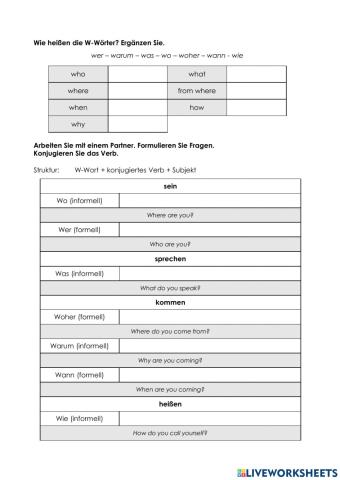 W-Fragen