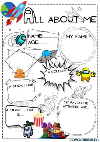Class 1- All about me. Classroom safety rules. Among us