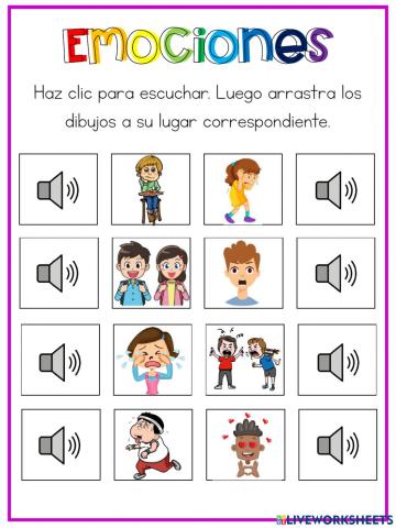 Identifica las emociones