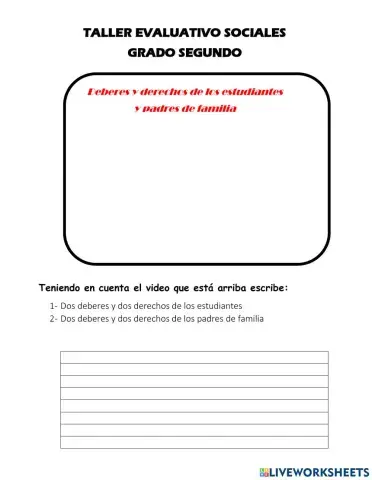 Actividad Evaluativa Sociales