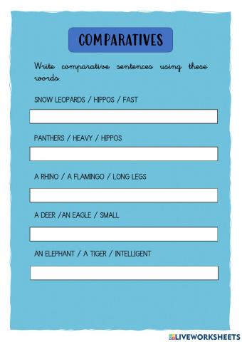 Comparatives