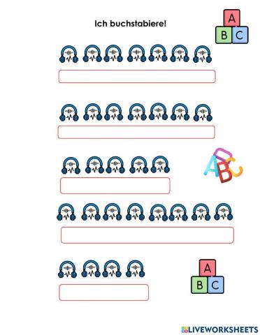 Buchstabieren