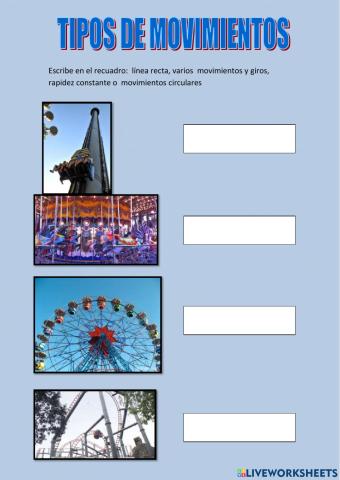 Tipos de movimientos