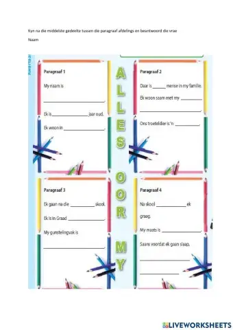 Paragraaf skryf werk