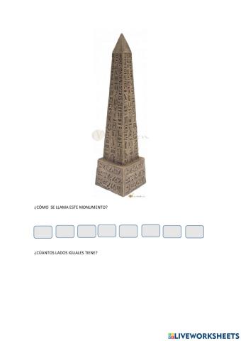 Obeliscos egipcios