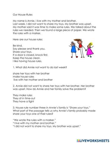 Reading Comprehension