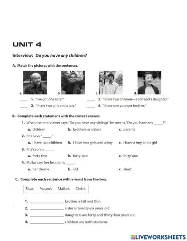 Family Video Worksheet -2