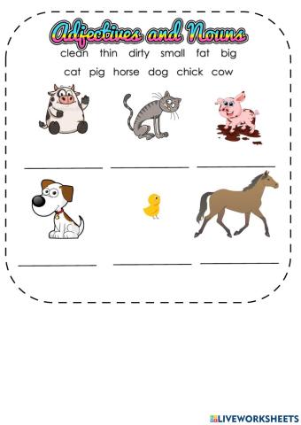 Adjectives and Nouns