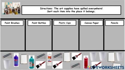 Office Ready Sorting Worksheet 7