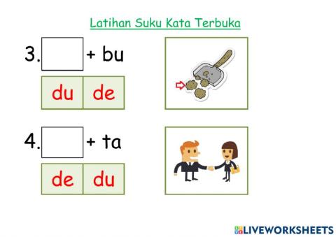Suku kata terbuka d005