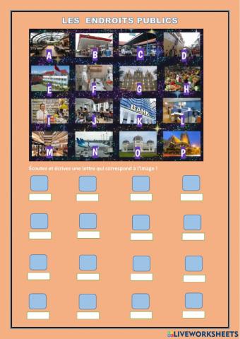 Les endroits publics