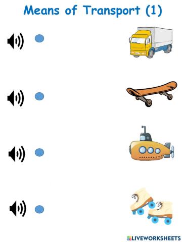 Means of Transport 1