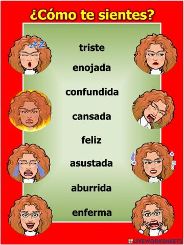 ¿Cómo te sientes?