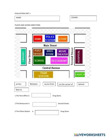 Places and giving directions